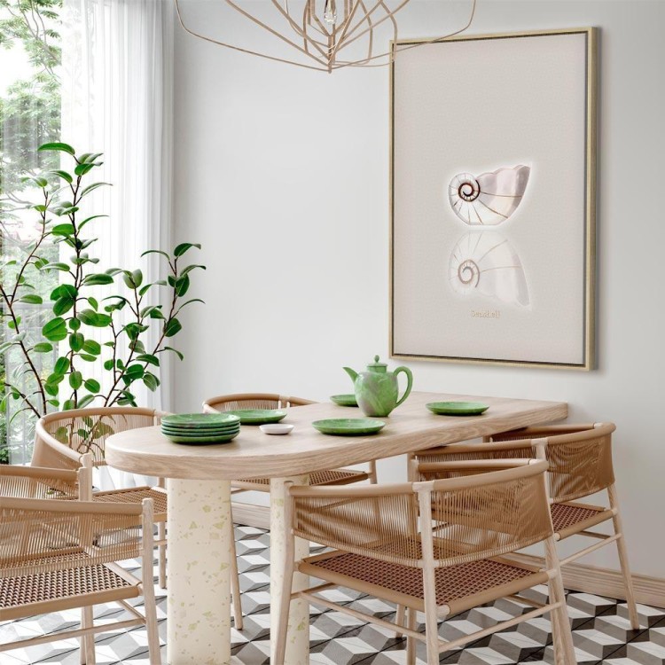 Obraz - Ceramiczna muszla (1-częściowy) pionowy