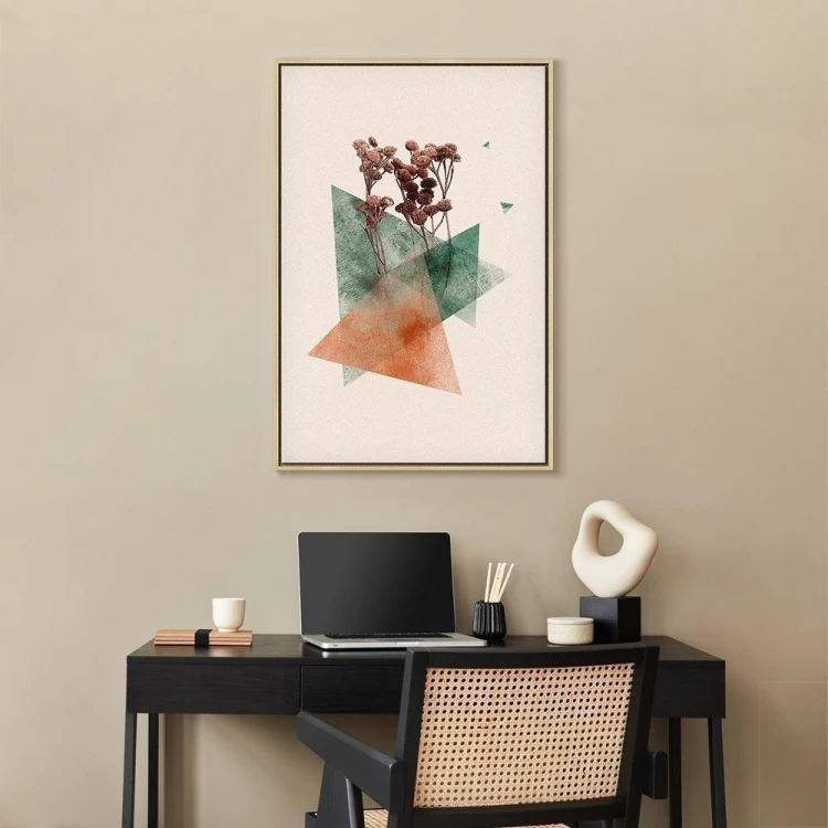 Obraz - Modernistyczny kwiat (1-częściowy) pionowy