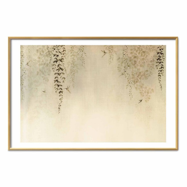 Plakat - Beżowe koliberki