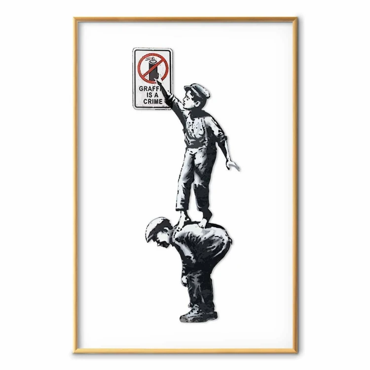 Plakat - Graffiti is a crime