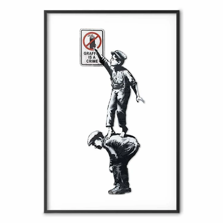 Plakat - Graffiti is a crime