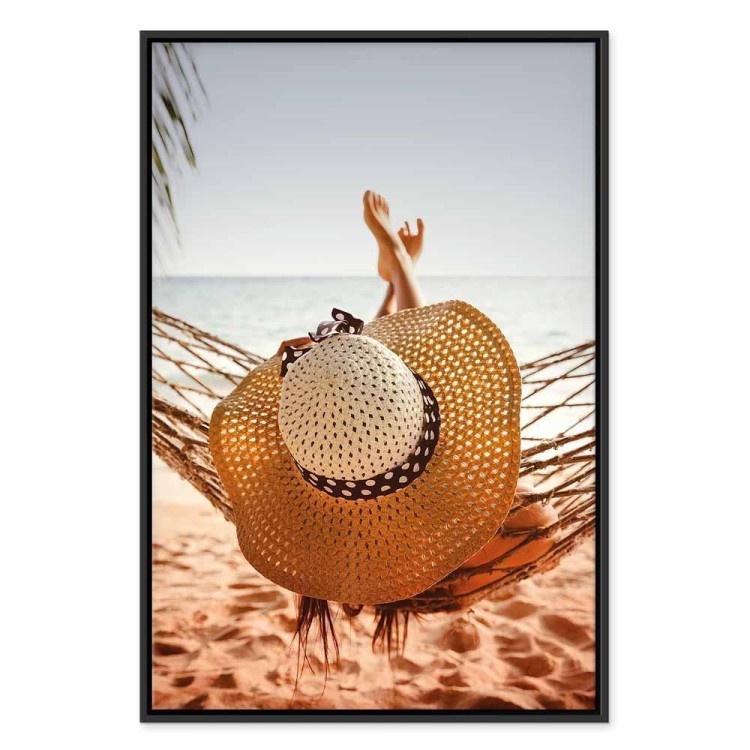 Obraz - Hamak na plaży (1-częściowy) pionowy