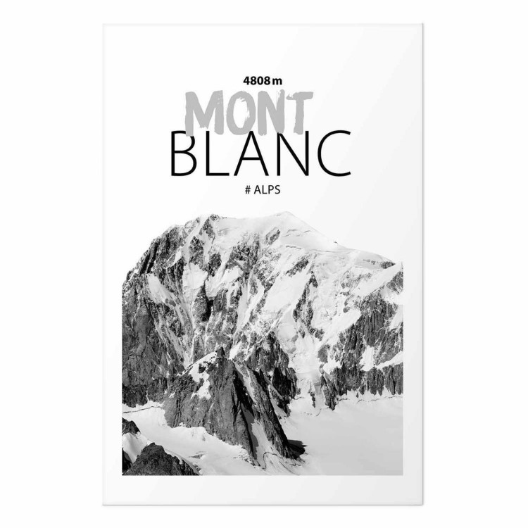 Plakat - Mont Blanc