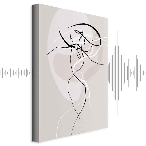 Obraz - Beżowa energia (1-częściowy) pionowy