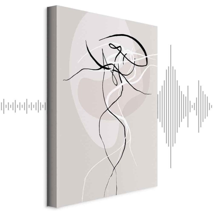 Obraz - Beżowa energia (1-częściowy) pionowy