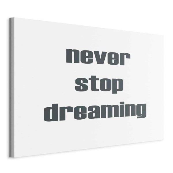 Obraz - Never Stop Dreaming (1-częściowy) szeroki