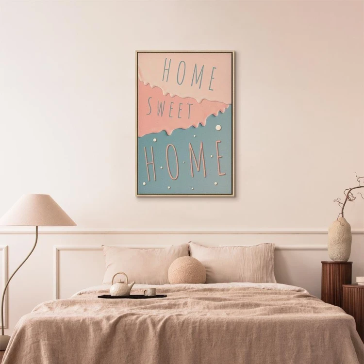 Obraz - Napisy: Home Sweet Home (1-częściowy) pionowy