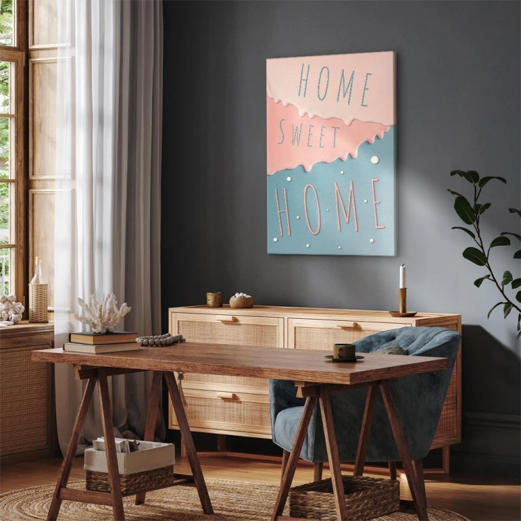 Obraz - Napisy: Home Sweet Home (1-częściowy) pionowy