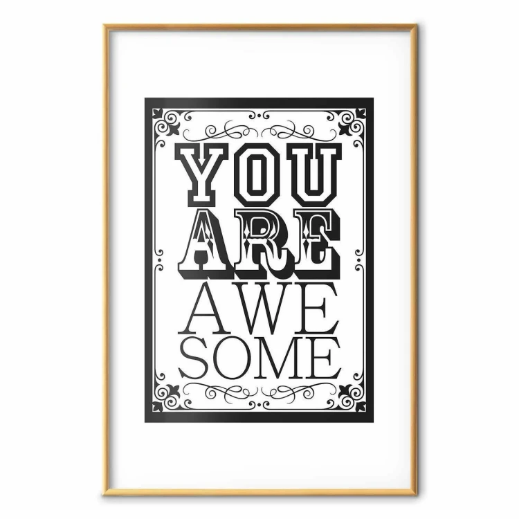 Plakat - You are awesome