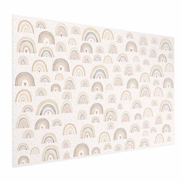 Plakat - Tęcze i serca