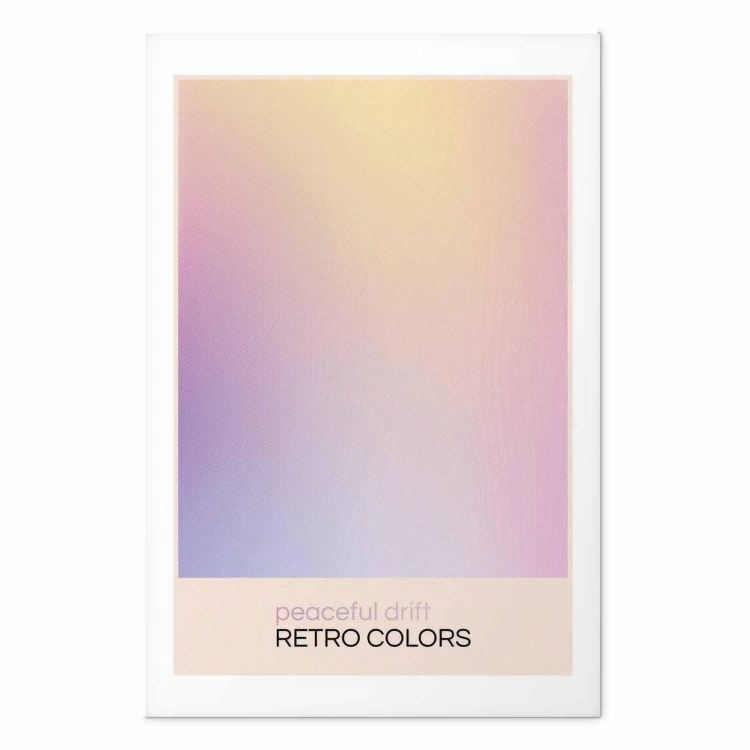 Plakat - Peaceful Drift - Delikatne pastelowe odcienie tworzące harmonijną całość