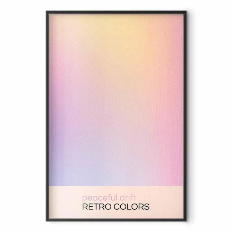 Plakat - Peaceful Drift - Delikatne pastelowe odcienie tworzące harmonijną całość