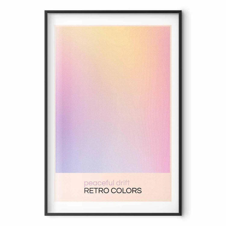 Plakat - Peaceful Drift - Delikatne pastelowe odcienie tworzące harmonijną całość