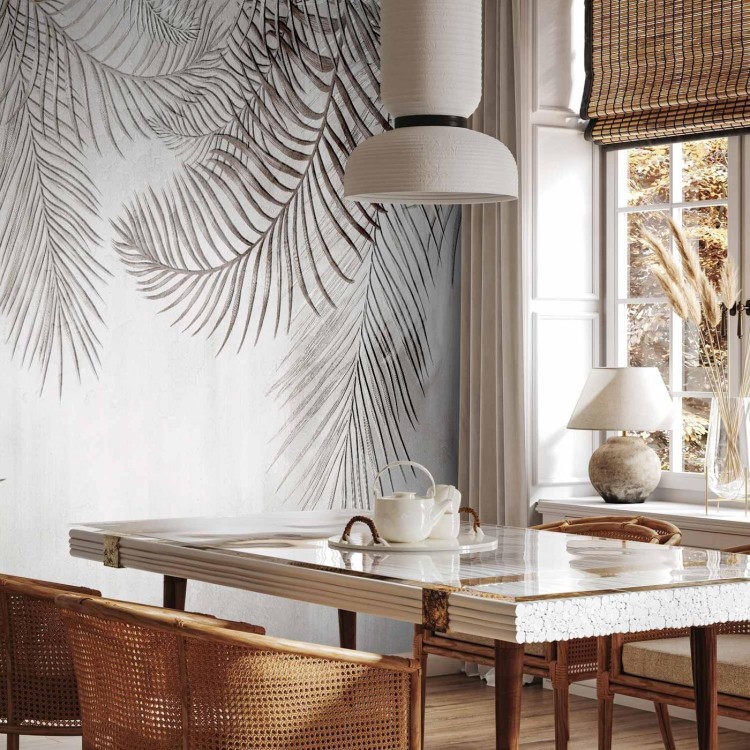 Fototapeta - Nocne palmy