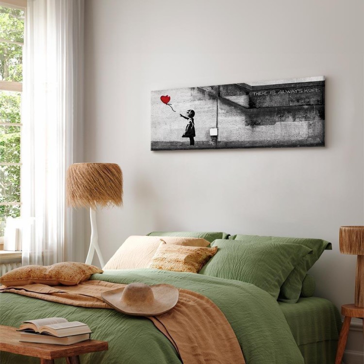 Obraz - Zawsze jest nadzieja (1-częściowy) wąski czerwony