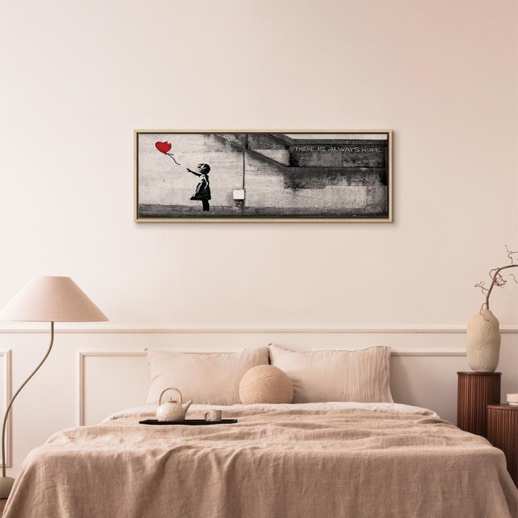 Obraz - Zawsze jest nadzieja (1-częściowy) wąski czerwony