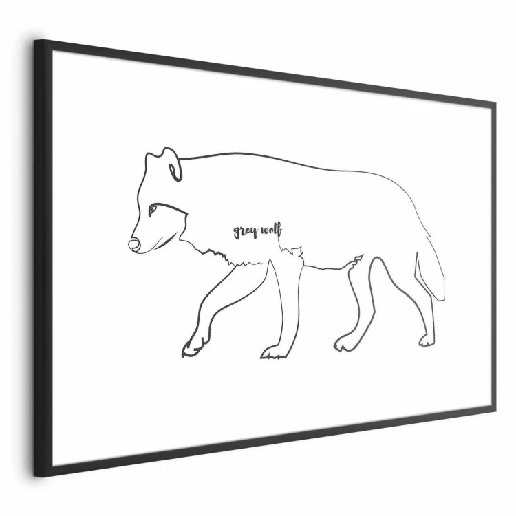 Plakat - Wilk
