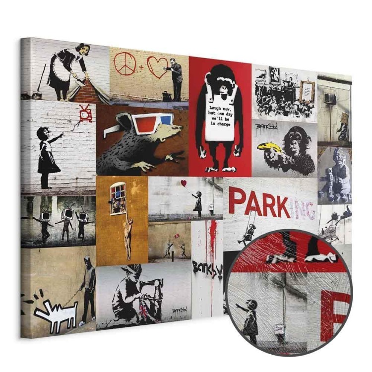 Obraz - Banksy - kolaż