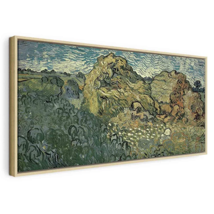 Obraz - Vincent Van Gogh – Pole ze stogami pszenicy