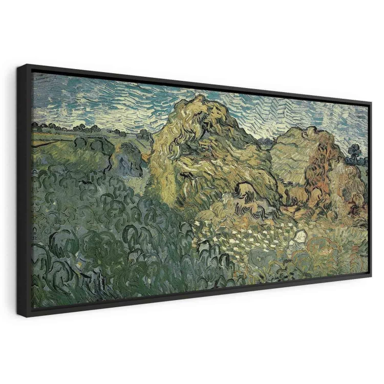 Obraz - Vincent Van Gogh – Pole ze stogami pszenicy