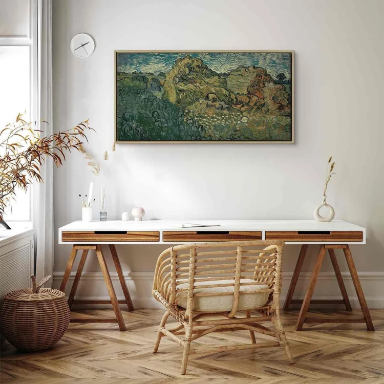 Obraz - Vincent Van Gogh – Pole ze stogami pszenicy