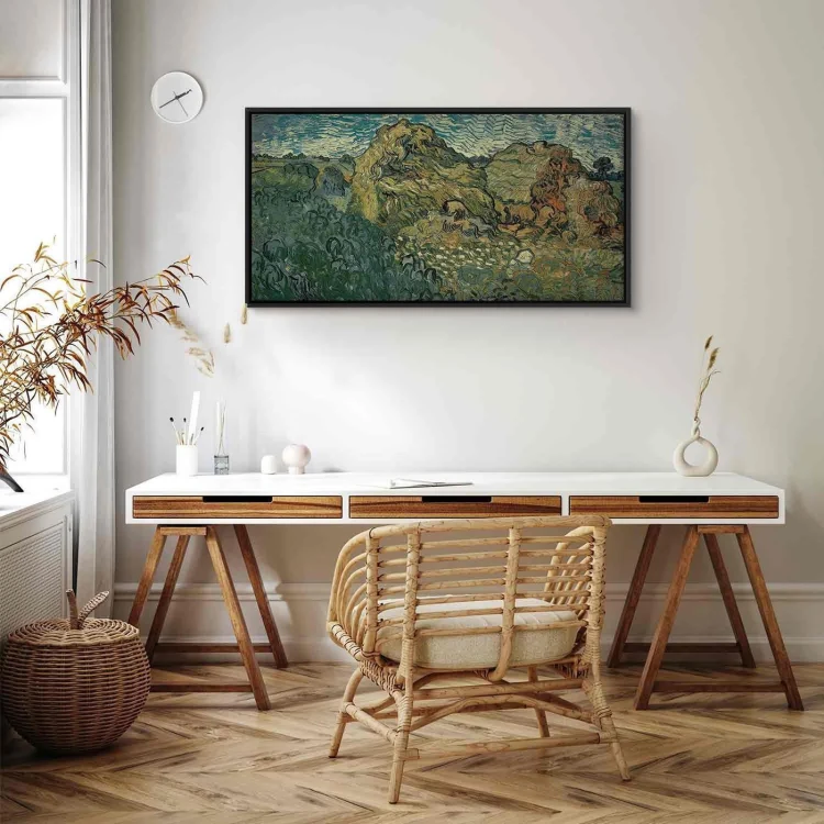 Obraz - Vincent Van Gogh – Pole ze stogami pszenicy