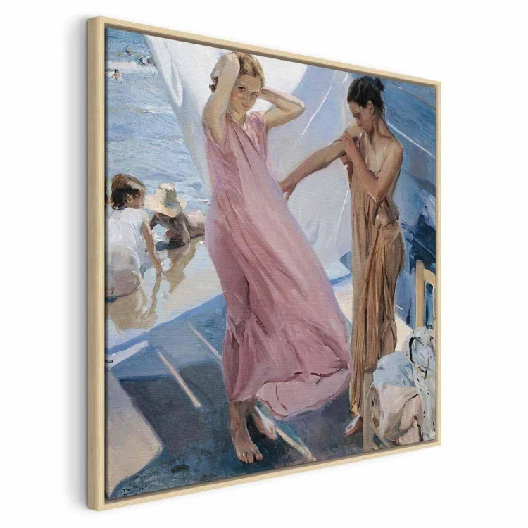 Obraz - Joaquín Sorolla y Bastida – Po kąpieli, Walencja
