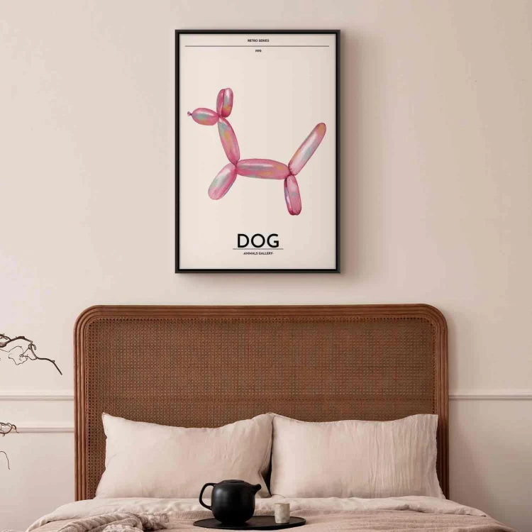 Obraz - Holo-Dog - Kolorowy pies w stylu retro