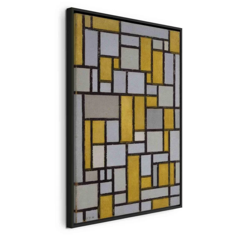 Obraz - Piet Mondrian – Kompozycja z siatką 1