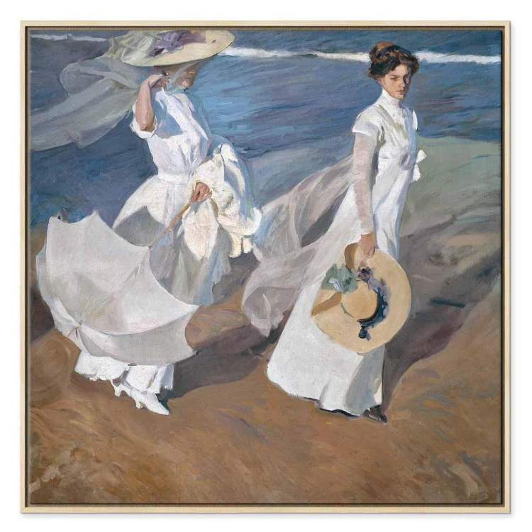 Obraz - Joaquín Sorolla y Bastida – Spacer wzdłuż brzegu morza