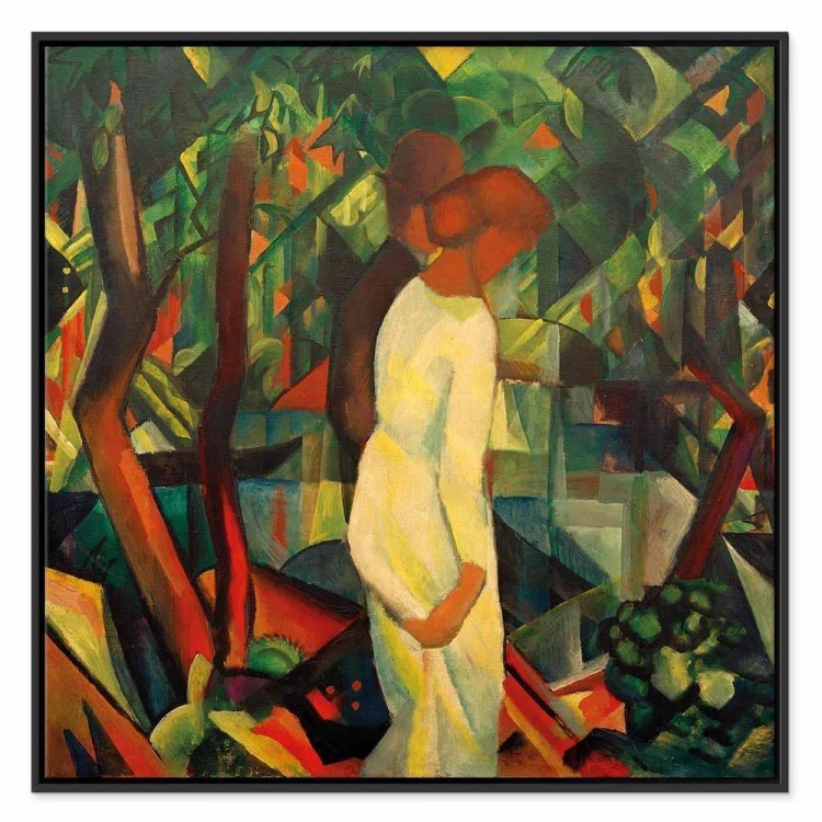 Obraz - August Macke – Para w lesie