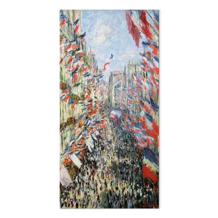 Obraz - Claude Monet – Ulica Montorgueil w Paryżu Uroczystość 30 czerwca 1878 r