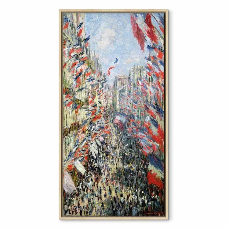 Obraz - Claude Monet – Ulica Montorgueil w Paryżu Uroczystość 30 czerwca 1878 r