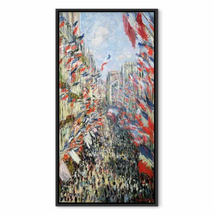 Obraz - Claude Monet – Ulica Montorgueil w Paryżu Uroczystość 30 czerwca 1878 r
