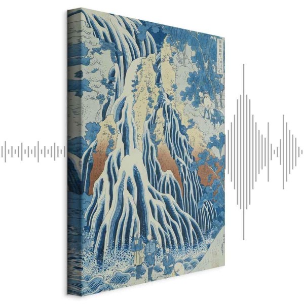 Obraz - Hokusai Katsushika – Wodospad Kirifuri na górze Kurokami w prowincji Shimotsuke