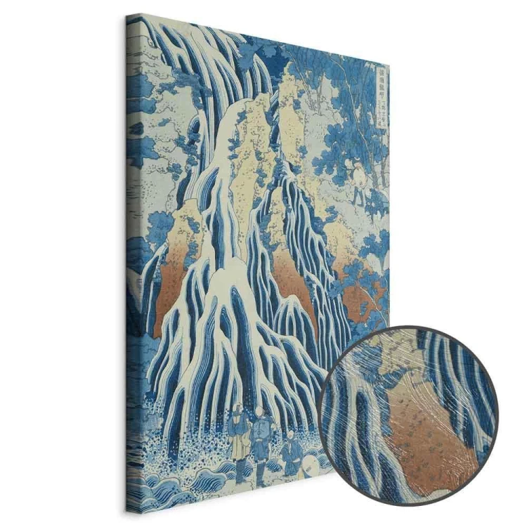 Obraz - Hokusai Katsushika – Wodospad Kirifuri na górze Kurokami w prowincji Shimotsuke