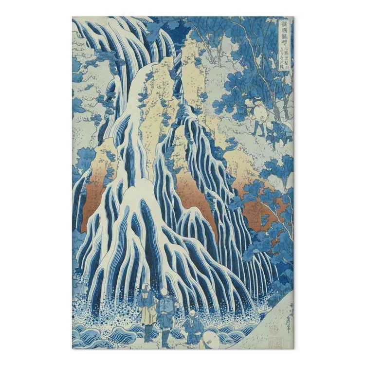 Obraz - Hokusai Katsushika – Wodospad Kirifuri na górze Kurokami w prowincji Shimotsuke