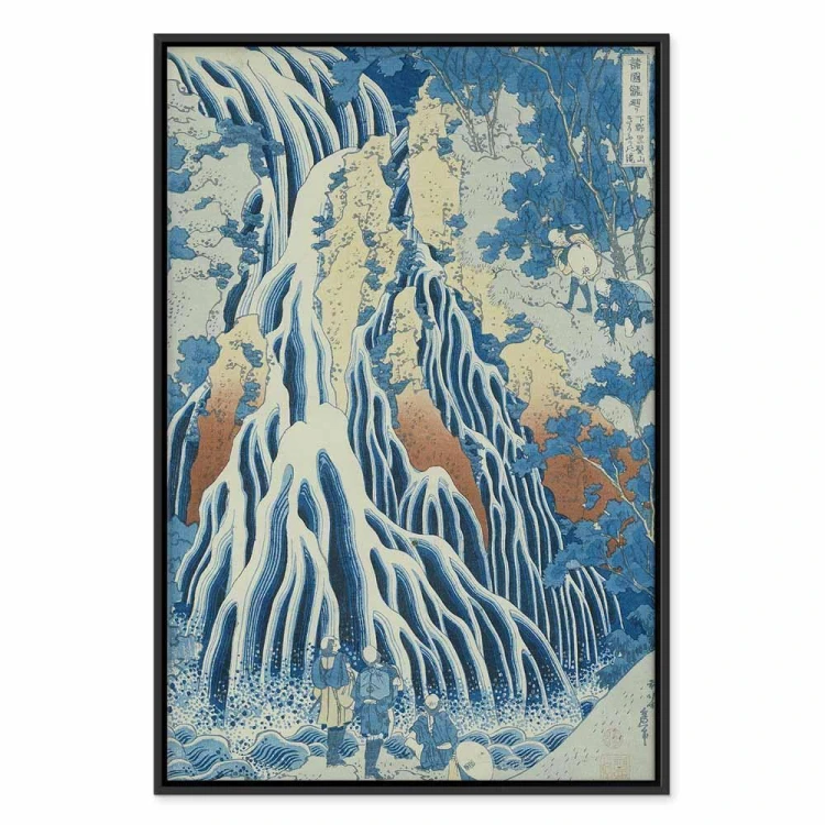 Obraz - Hokusai Katsushika – Wodospad Kirifuri na górze Kurokami w prowincji Shimotsuke