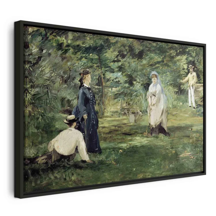 Obraz - Edouard Manet – Gra w krokieta w Paryżu