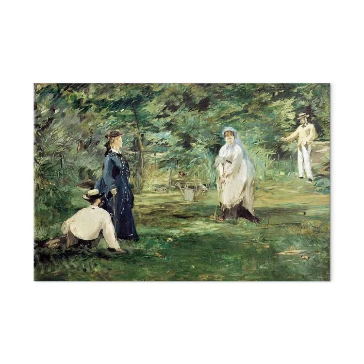 Obraz - Edouard Manet – Gra w krokieta w Paryżu