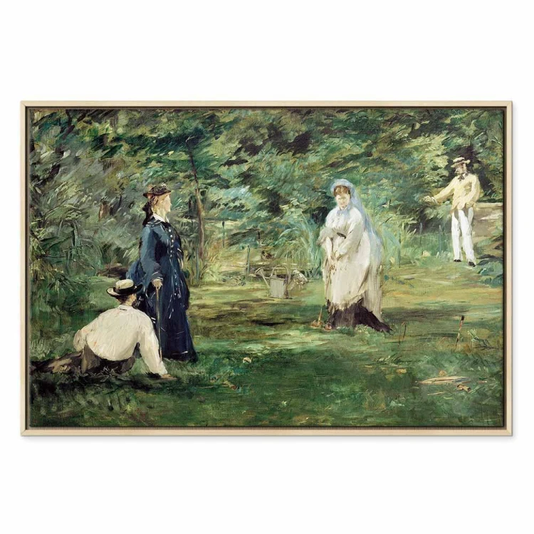 Obraz - Edouard Manet – Gra w krokieta w Paryżu