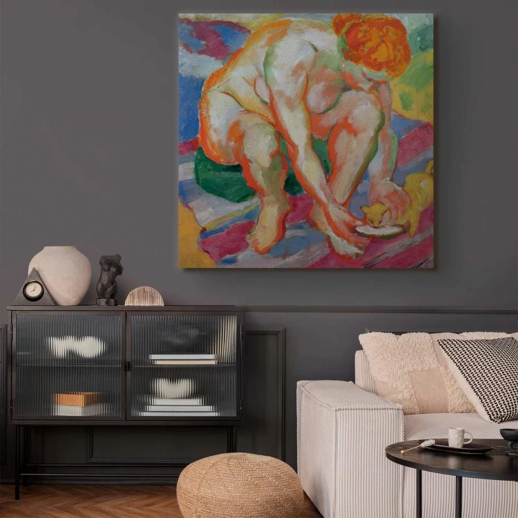Obraz - Franz Marc – Akt z kotem