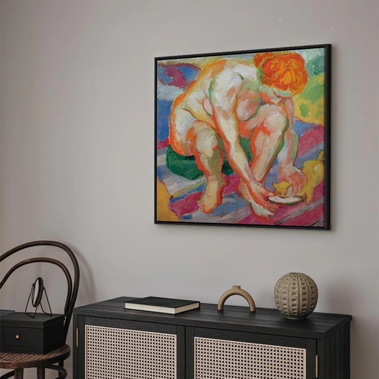 Obraz - Franz Marc – Akt z kotem