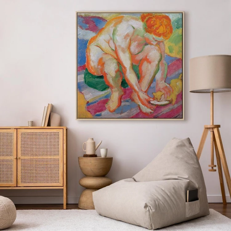 Obraz - Franz Marc – Akt z kotem