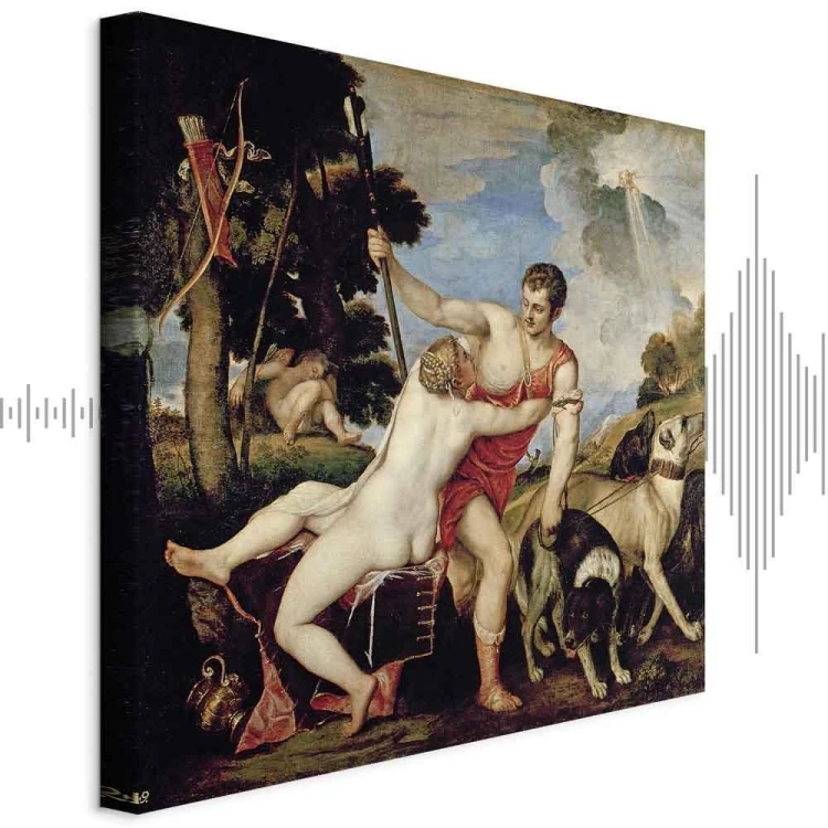 Obraz - Tycjan – Wenus i Adonis