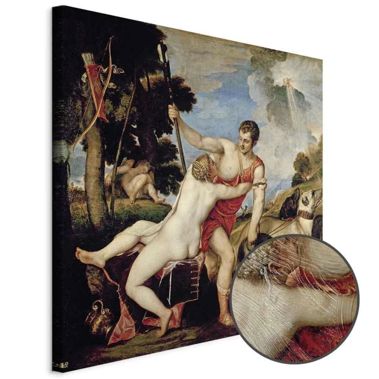 Obraz - Tycjan – Wenus i Adonis