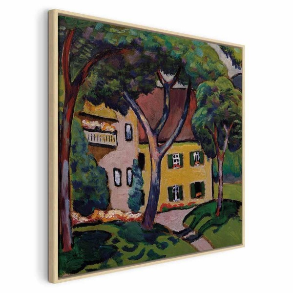 Obraz - August Macke – Staudacherhaus in Tegernsee
