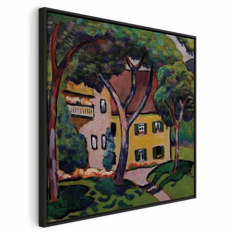 Obraz - August Macke – Staudacherhaus in Tegernsee