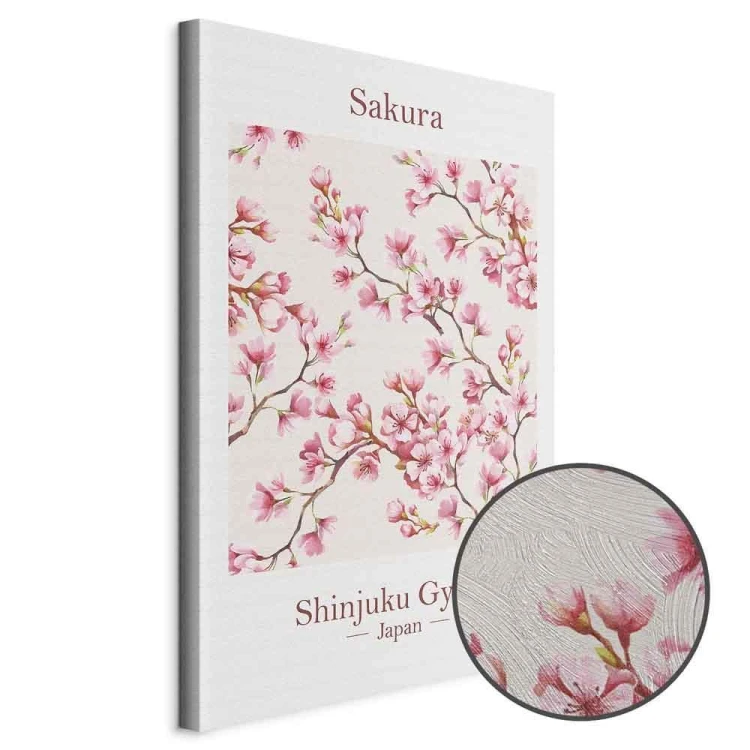 Obraz - Sakura (1-częściowy) pionowy