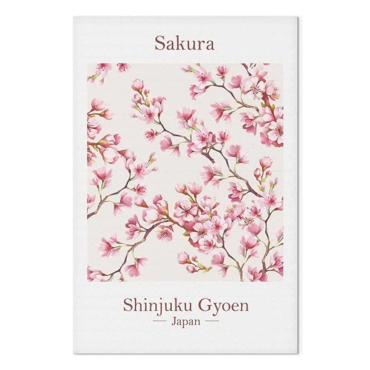 Obraz - Sakura (1-częściowy) pionowy
